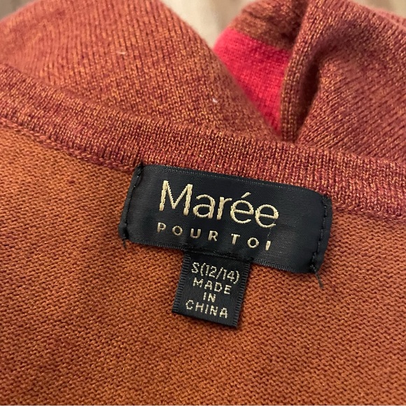 Marée Pour Toi Striped 3/4 Sleeve Dress - Picture 6 of 6